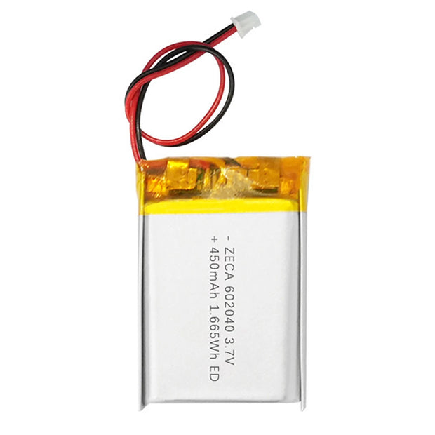 Batteria LIPO DIY 602040 3,7V DC 450mAh CONNETTORI 2P-PH