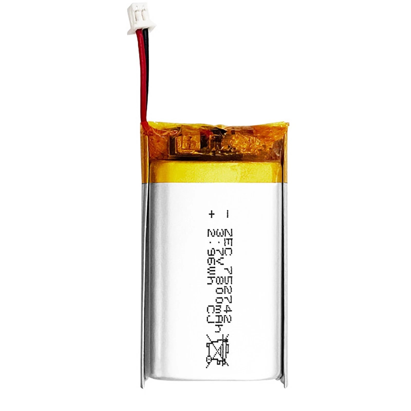 Batteria LIPO DIY 801350 3,7V DC 500mAh CONNETTORI 2P-PH