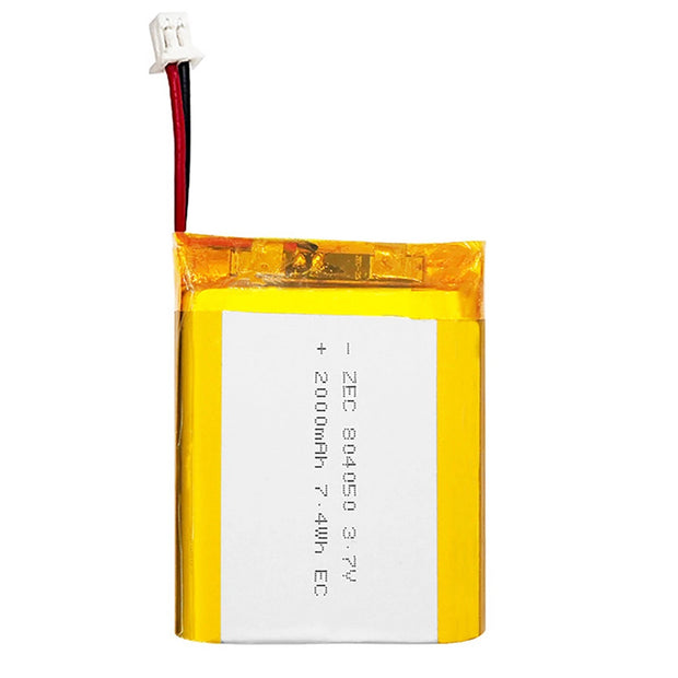 Batteria LIPO DIY 804050 3,7V DC 2.000mAh CONNETTORI 2P-PH