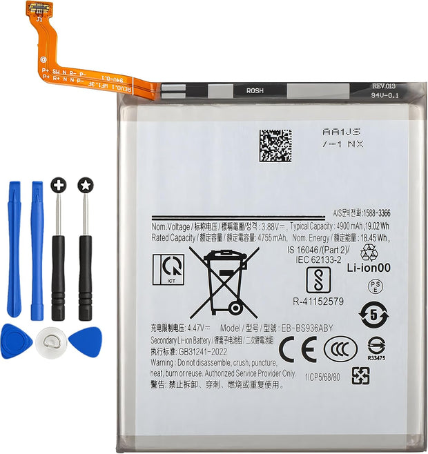 Batteria per Samsung Galaxy S25+ PLUS EB-BS936ABY 4900mAh con KIT CACCIAVITI