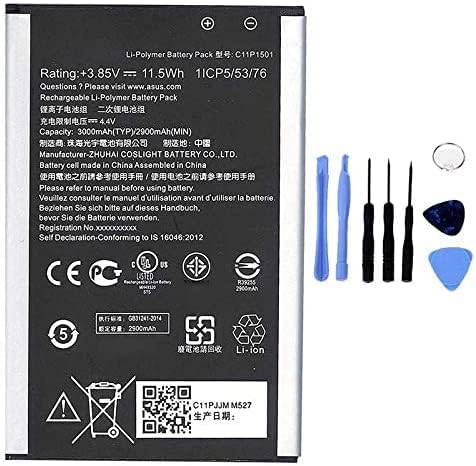 Batteria per ASUS ZENFONE 2 LASER ZE550KL C11P1501 3000MAH con KIT CACCIAVITI