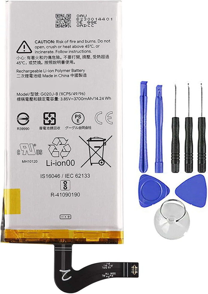 Batteria per GOOGLE PIXEL 4 XL G020J-B da 3700MAH con KIT CACCIAVITI