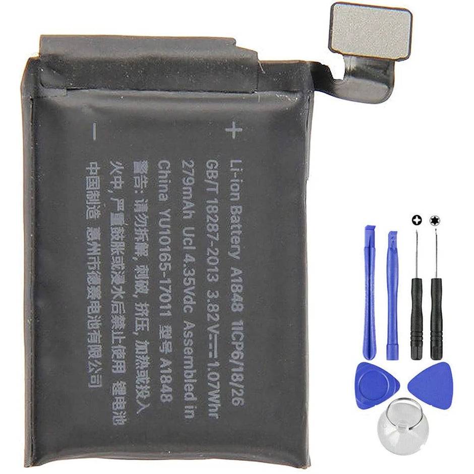 Batteria per Apple iWatch 3 Generazione 38mm (GPS+LTE) A1848 da 279mAh con KIT CACCIAVITI