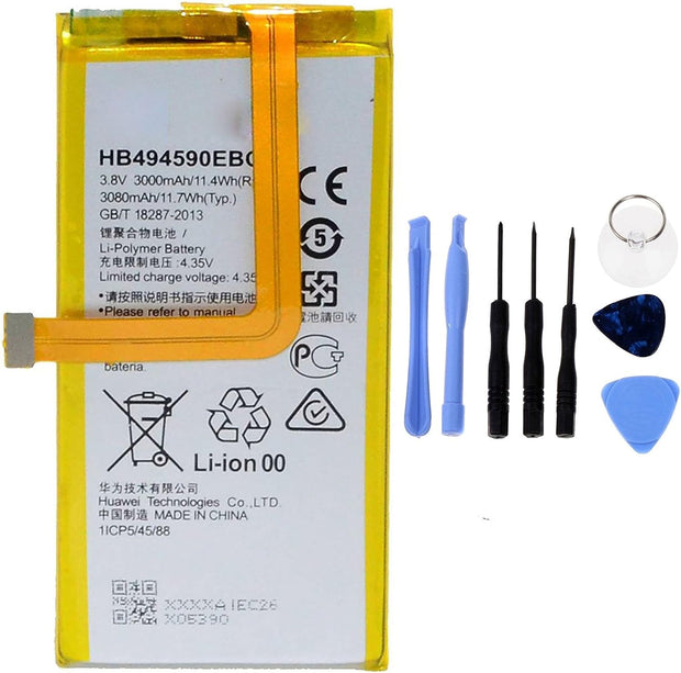 Batteria per Huawei HONOR 7 HB494590EBC 3000mAh con KIT CACCIAVITI