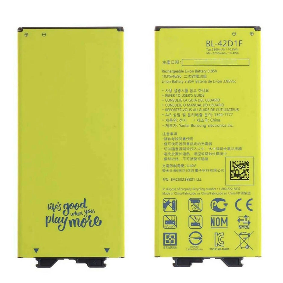 Batteria per LG G5 H850 BL-42D1F da 2800MAH