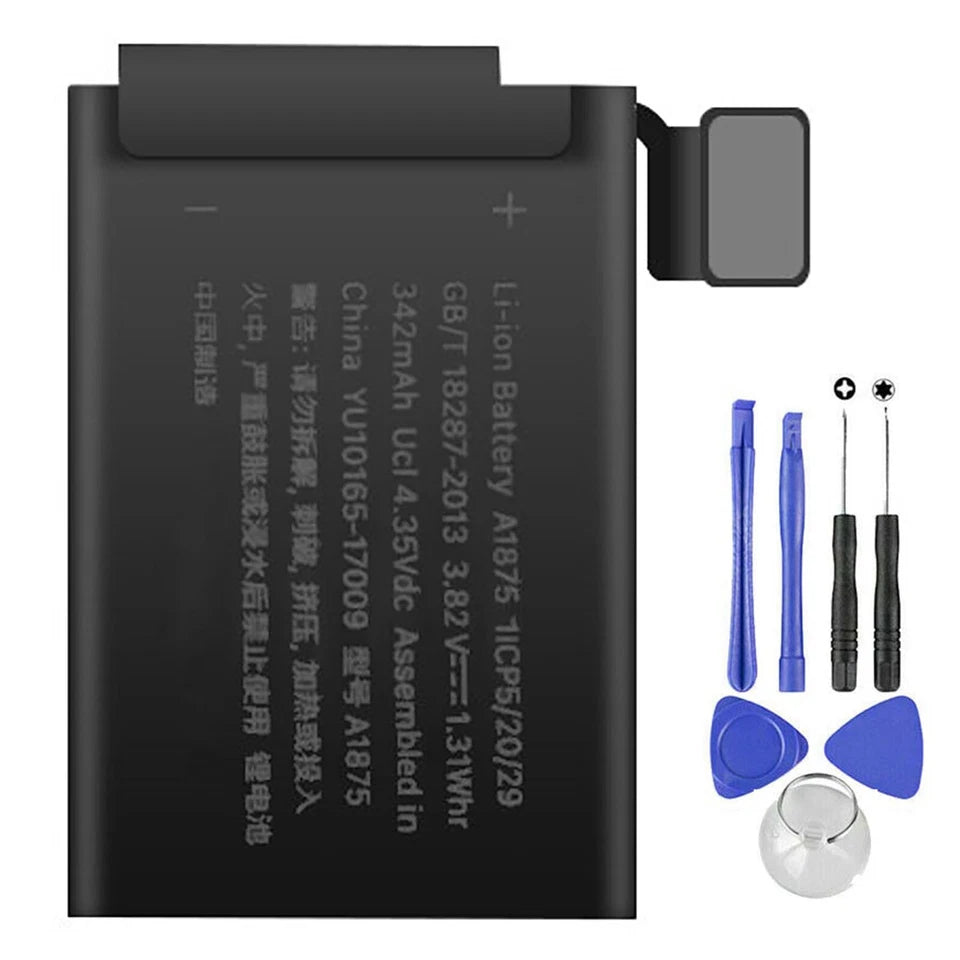 Batteria per Apple iWatch 3 Generazione 42mm (GPS, NO LTE) A1875 da 342mAh con KIT CACCIAVITI