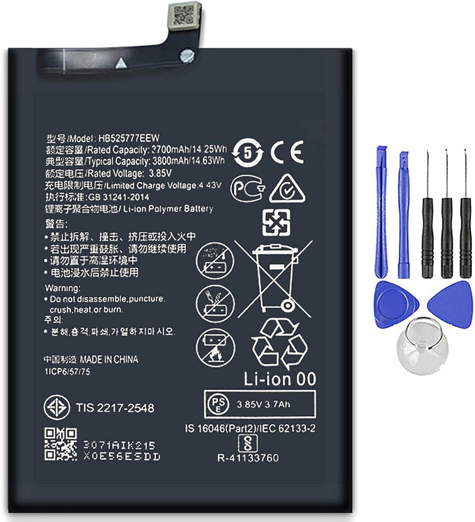 Batteria per Huawei P40 HB525777EEW 3800MAH con KIT CACCIAVITI