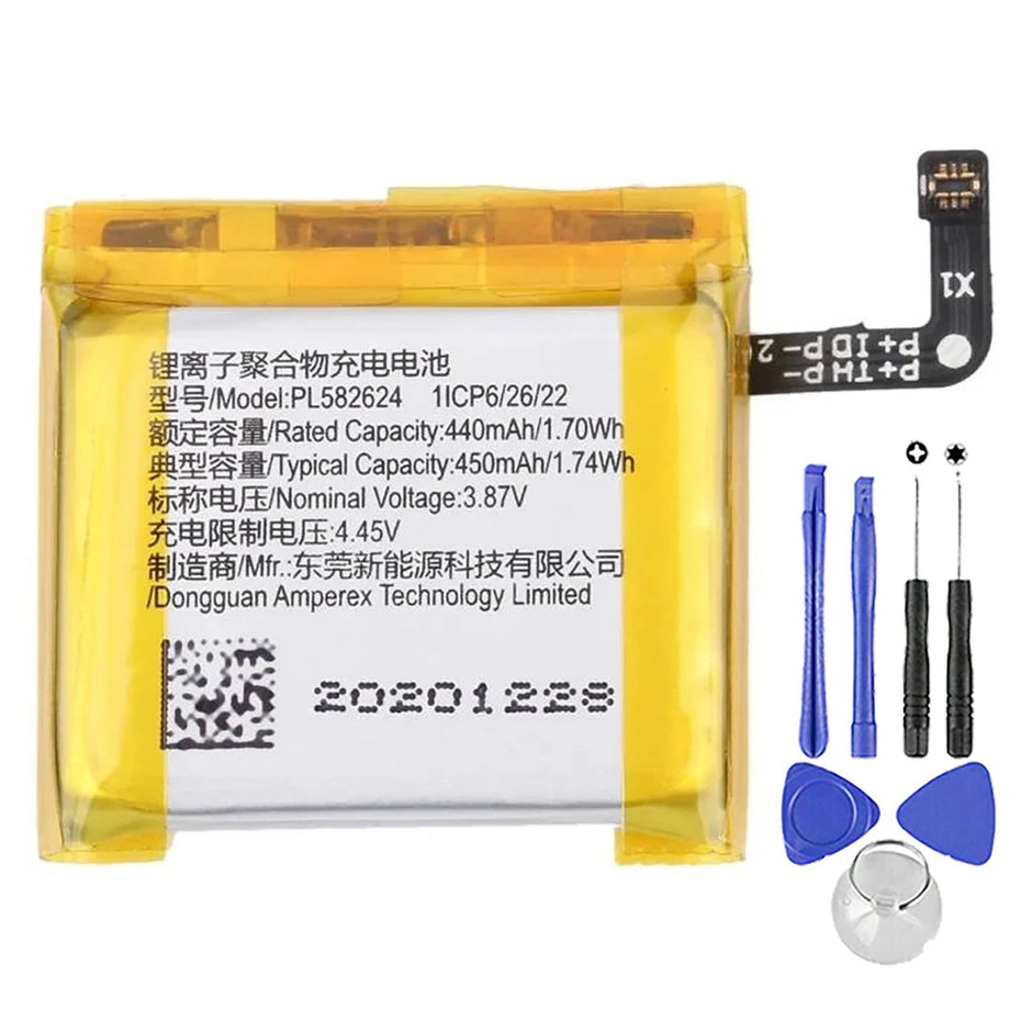 Batteria per Amazfit GTR3 | GTR3 PRO | GTR 3 | PL582624 con KIT CACCIAVITI