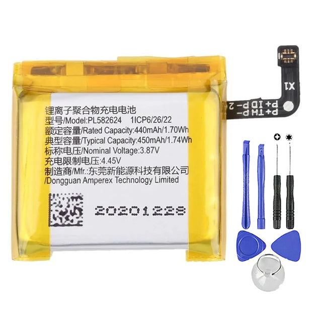 Batteria per Amazfit GTR3 | GTR3 PRO | GTR 3 | PL582624 con KIT CACCIAVITI