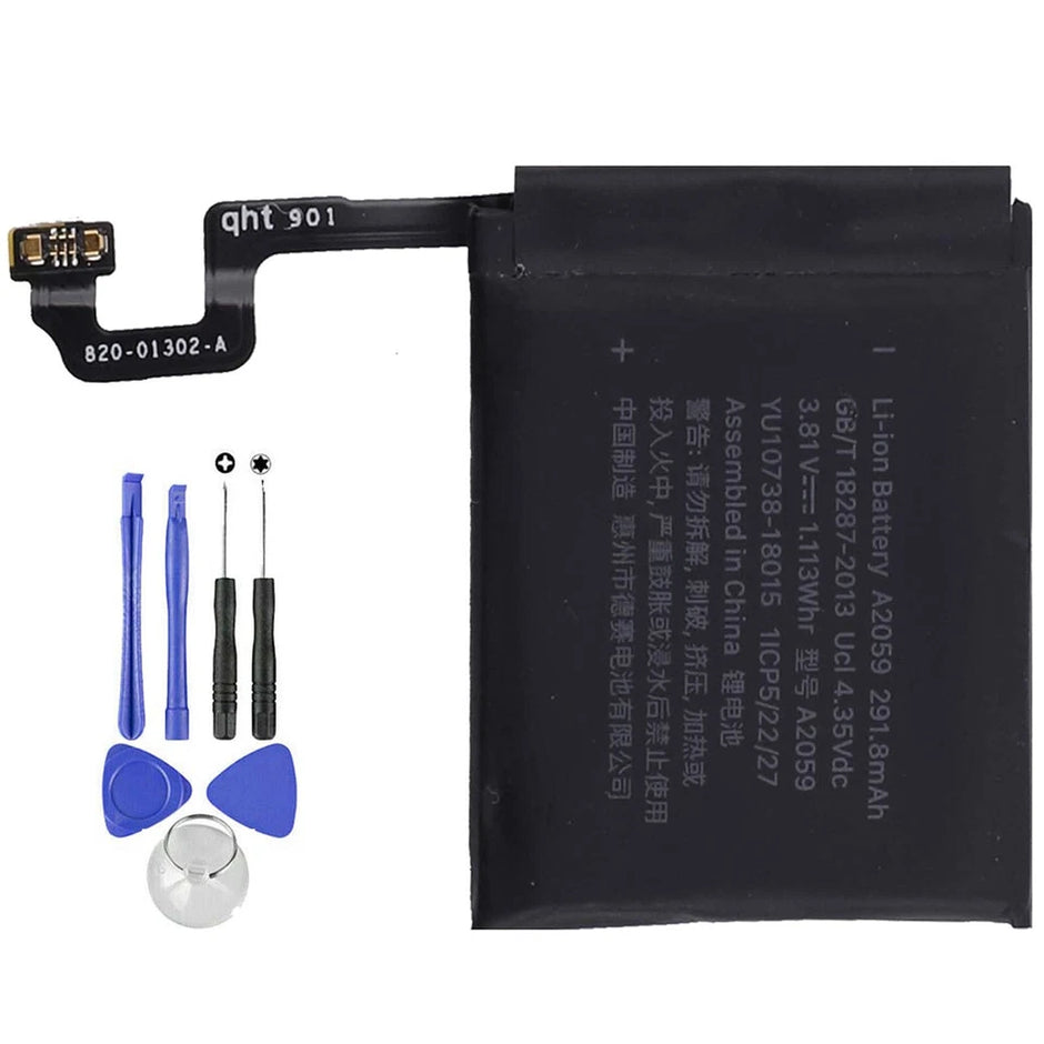 Batteria per Apple iWatch 4 Generazione 44mm A2059 da 291mAh con KIT CACCIAVITI