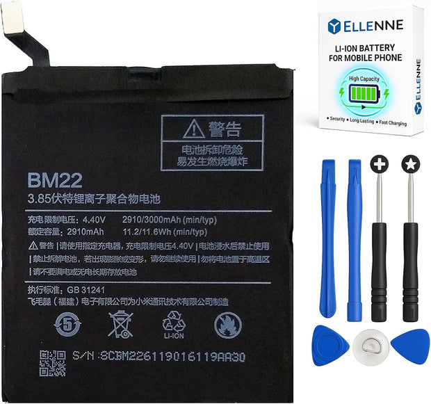 Batteria per XIAOMI REDMI Mi5 BM22 da 2910MAH con KIT CACCIAVITI