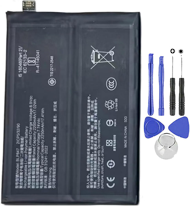 Batteria per OPPO REALME X7 PRO | BLP847 con KIT CACCIAVITI