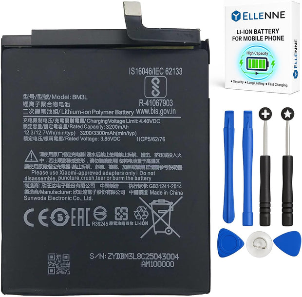 Batteria per XIAOMI MI9 MI 9 BM3L da 3300MAH con KIT CACCIAVITI