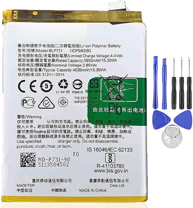 Batteria per OPPO BLP731 REALME 5 PRO da 4035MAH con KIT CACCIAVITI