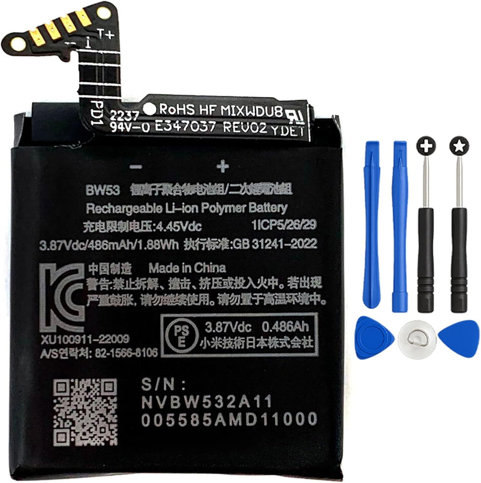Batteria per Xiaomi Watch S1 PRO | BW53 con KIT CACCIAVITI