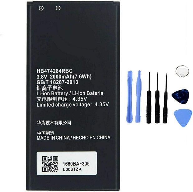 Batteria per Huawei Y625 | G620 | Y635 | Y5 | Y560 | Y550 HB474284RBC con KIT CACCIAVITI