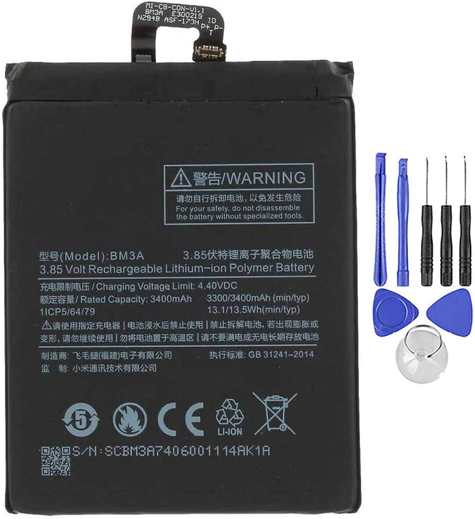 Batteria per XIAOMI MI NOTE 3 BM3A da 3500MAH con KIT CACCIAVITI