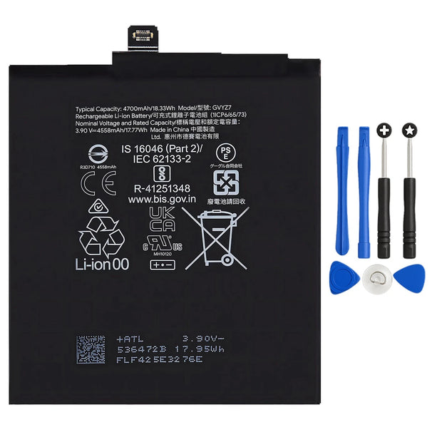 Batteria per GOOGLE Pixel 9 / 9 Pro GVYZ7 con KIT CACCIAVITI
