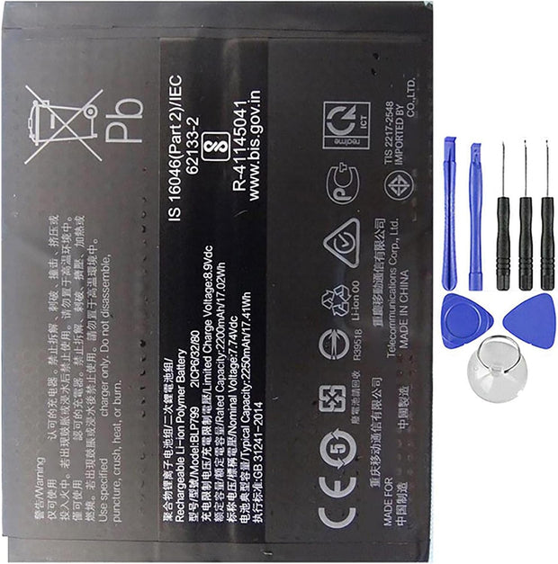 Batteria per OPPO BLP799 REALME 7 PRO da 2250MAH con KIT CACCIAVITI