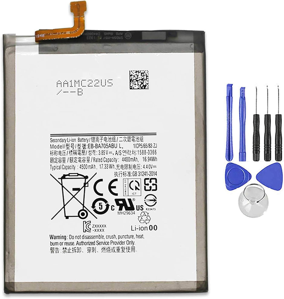 Batteria per Samsung Galaxy A70 A705 EB-BA705ABU 4500mAh con KIT CACCIAVITI