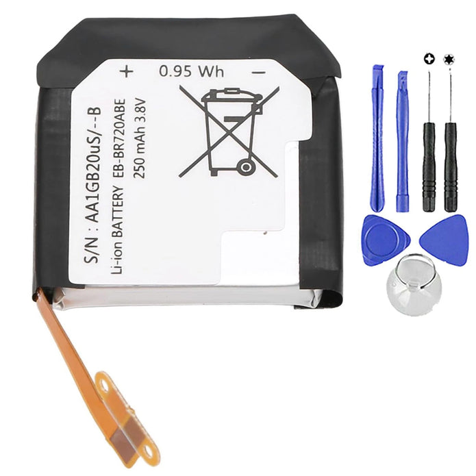 Batteria per Samsung Galaxy Gear S2 | Gear 2 EB-BR720ABE | R7200 R720X R732 con KIT CACCIAVITI