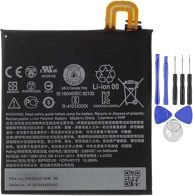 Batteria per HTC GOOGLE PIXEL XL B2PW2100 da 3450MAH con KIT CACCIAVITI