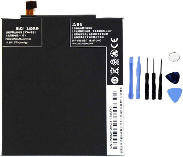 Batteria per XIAOMI REDMI Mi3 BM31 da 3050MAH con KIT CACCIAVITI