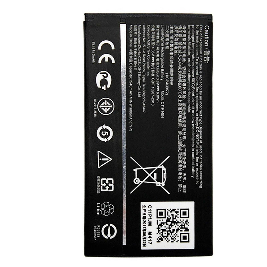 Batteria per ASUS ZENFONE 4 A400CG C11P1404 1600 mAh con KIT CACCIAVITI