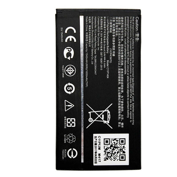 Batteria per ASUS ZENFONE 4 A400CG C11P1404 1600 mAh con KIT CACCIAVITI