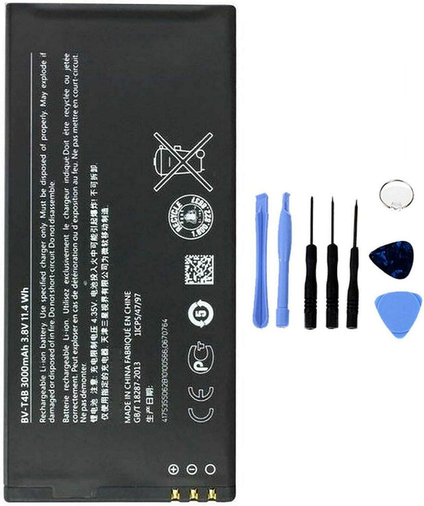 Batteria per NOKIA BV-T4B MICROSOFT LUMIA 640XL da 3000MAH con KIT CACCIAVITI