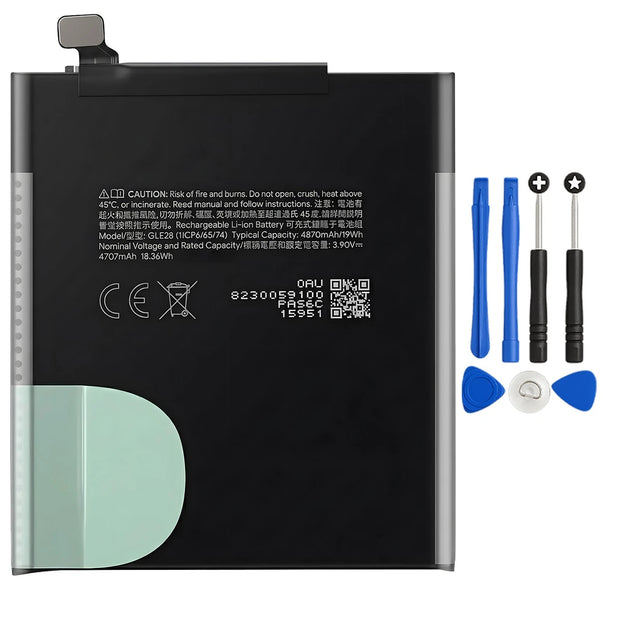 Batteria per GOOGLE Pixel 10 PRO GLE28 da 4870mAh con KIT CACCIAVITI