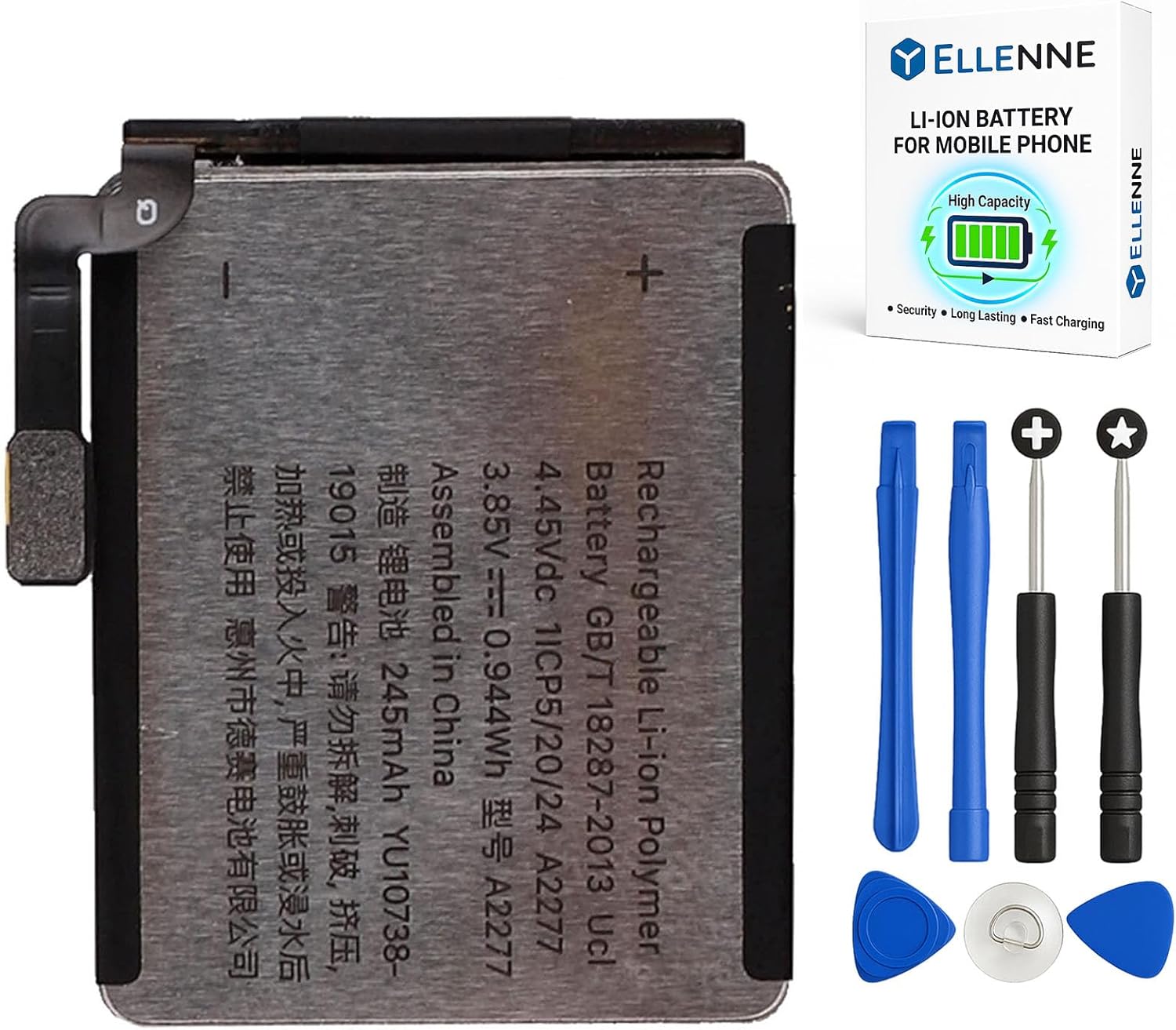 Batteria per Apple iWatch 5 Generazione 40mm A2277 da 245mAh con KIT CACCIAVITI