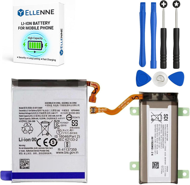 Batteria per Samsung Z FLIP 4 SM-F721B / EB-BF723 / EB-BF724 (ENTRAMBE) con KIT CACCIAVITI