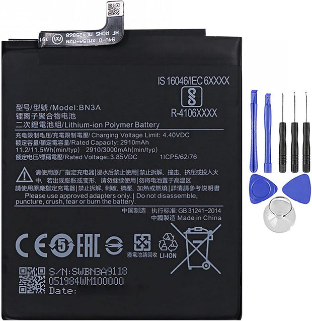 Batteria per XIAOMI REDMI GO BN3A da 3000MAH con KIT CACCIAVITI