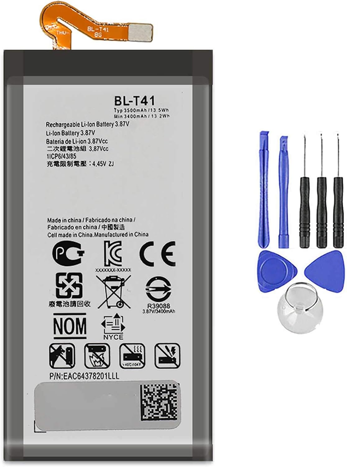 Batteria per LG BL-T41 | G8 THINQ V405UAB da 3500MAH con KIT CACCIAVITI