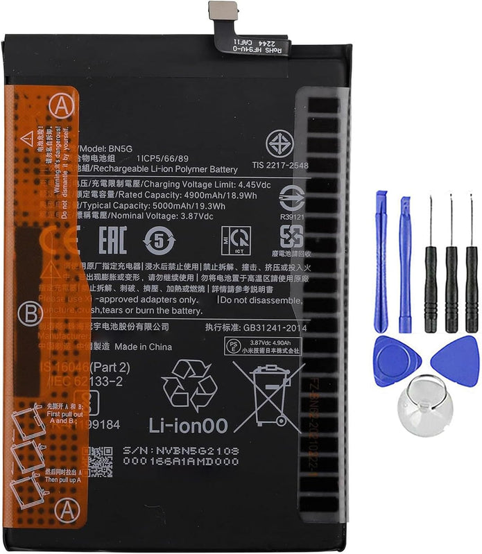 Batteria per XIAOMI BN5G REDMI 10A | REDMI 10C da 5000MAH con KIT CACCIAVITI
