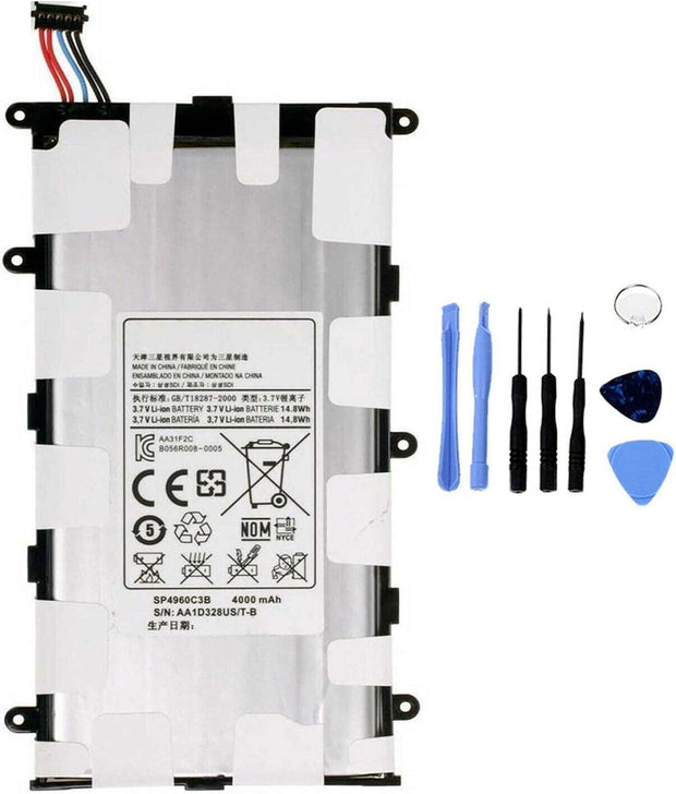 Batteria per Samsung Galaxy TAB 2 7.0 P3100 SP4960C3B P6200 con KIT CACCIAVITI