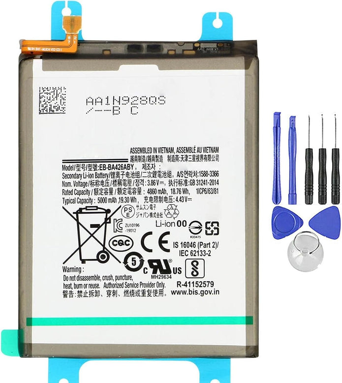 Batteria per Samsung Galaxy A32/A42/A72 EB-BA426ABY 5000MAH con KIT CACCIAVITI