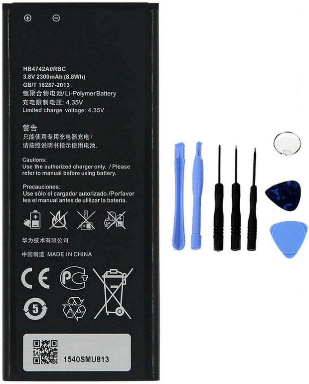 Batteria per Huawei HUAWEI ASCEND G730 | HONOR 3C HB4742A0RBC+ 2300mAh con KIT CACCIAVITI