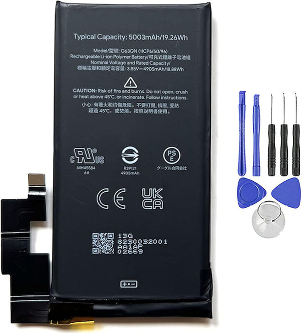 Batteria per GOOGLE PIXEL 6 PRO G63QN da 5003MAH con KIT CACCIAVITI