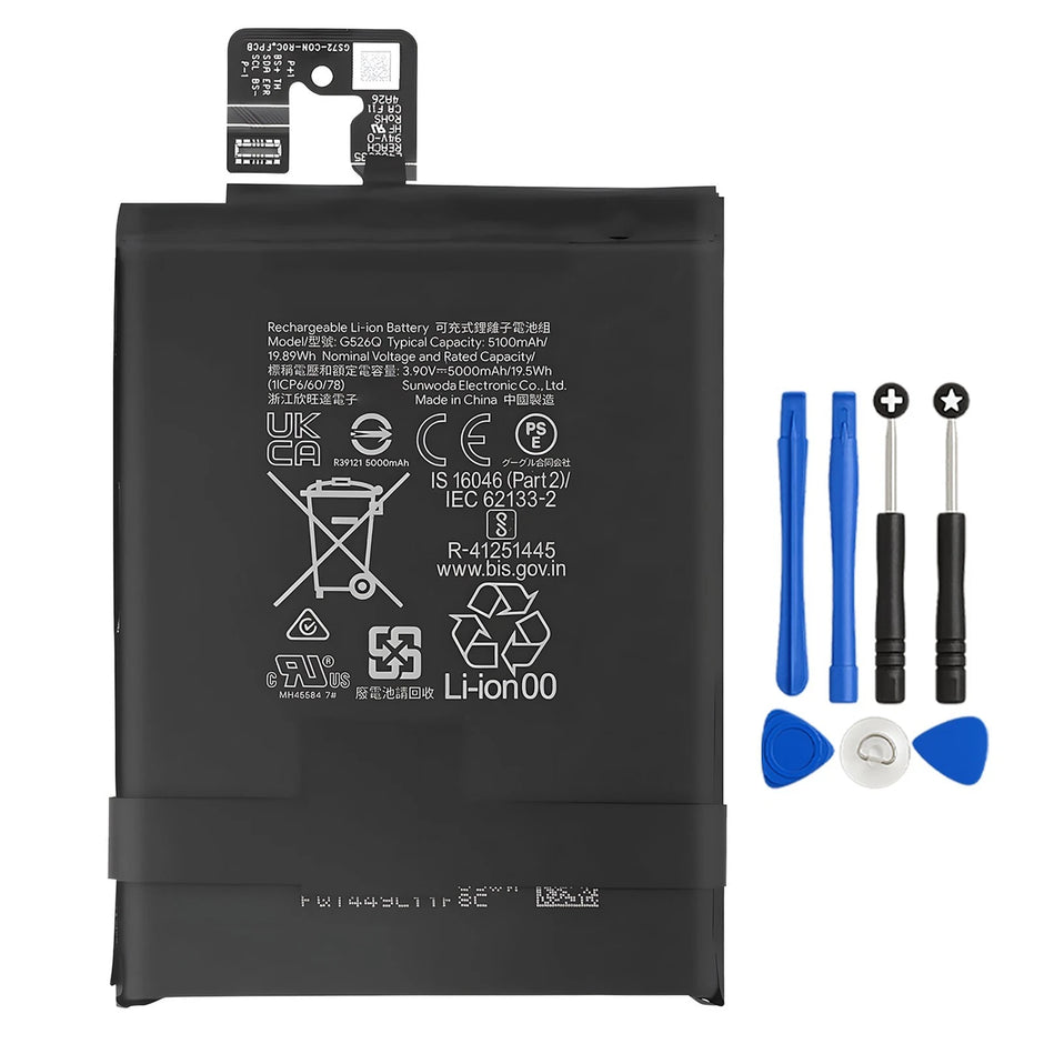 Batteria per GOOGLE Pixel 9A G526Q da 5000mAh con KIT CACCIAVITI