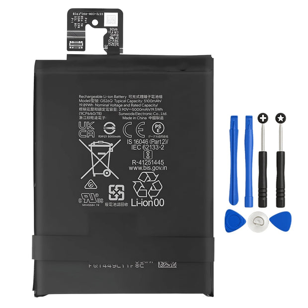 Batteria per GOOGLE Pixel 9A G526Q da 5000mAh con KIT CACCIAVITI