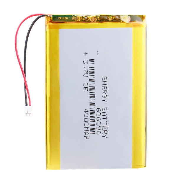 Batteria LIPO DIY 606090 3,7V DC 4.000mAh CONNETTORI 2P-PH