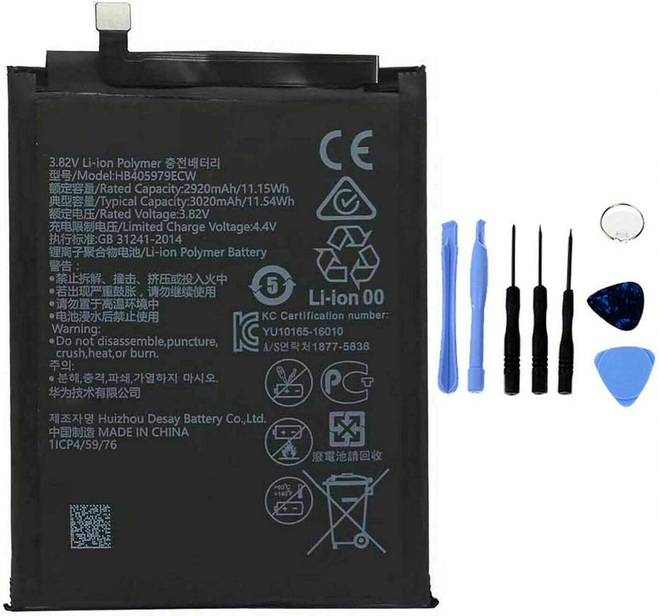 Batteria per Huawei HB405979ECW PER NOVA YOUNG | SMART | Y6 PRO | Y5 con KIT CACCIAVITI