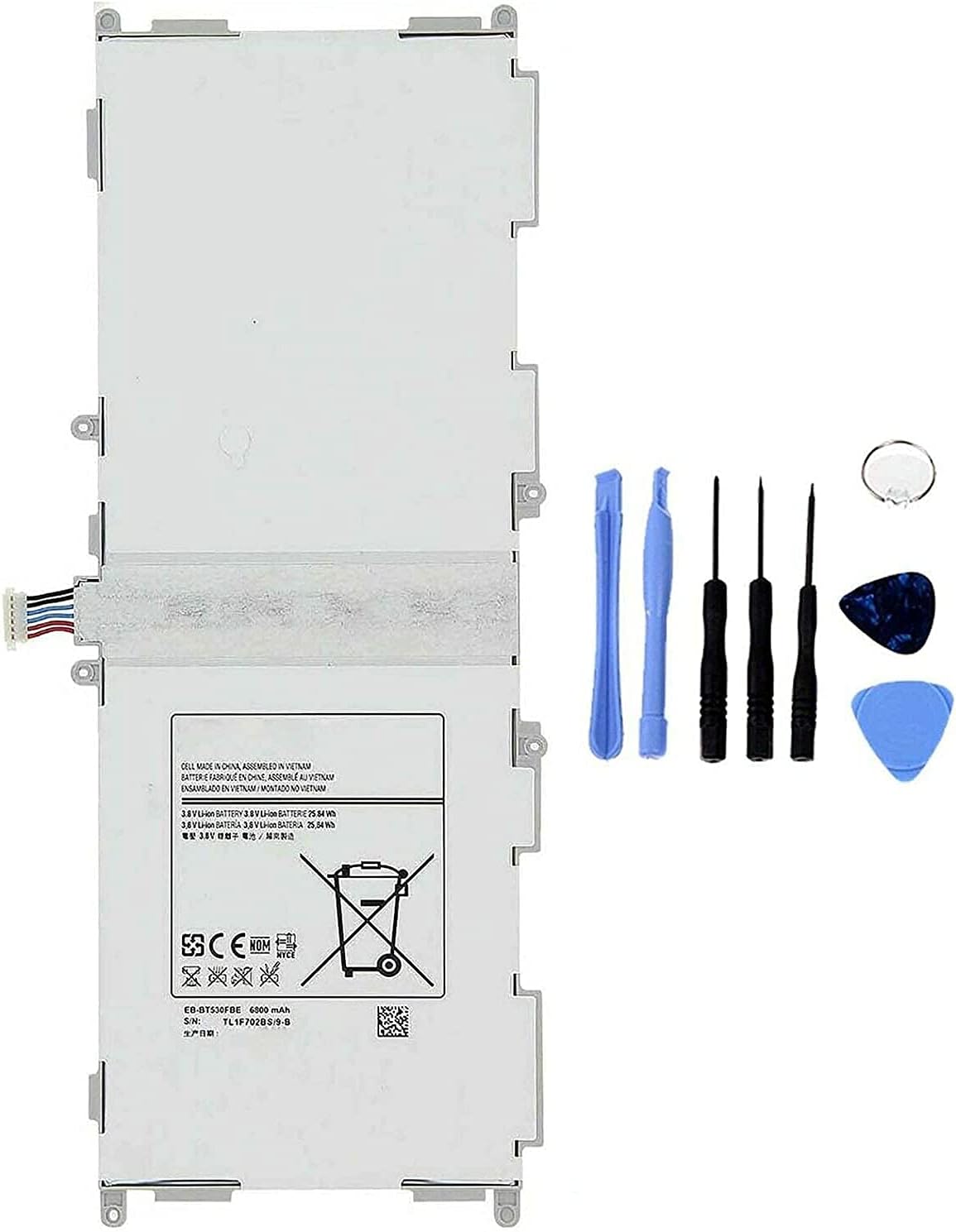 Batteria per Samsung Galaxy TAB 4 10.1 T530 EB-BT530FBE con KIT CACCIAVITI