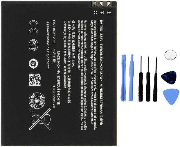 Batteria per NOKIA BV-T4D MICROSOFT LUMIA 950XL da 3340MAH con KIT CACCIAVITI