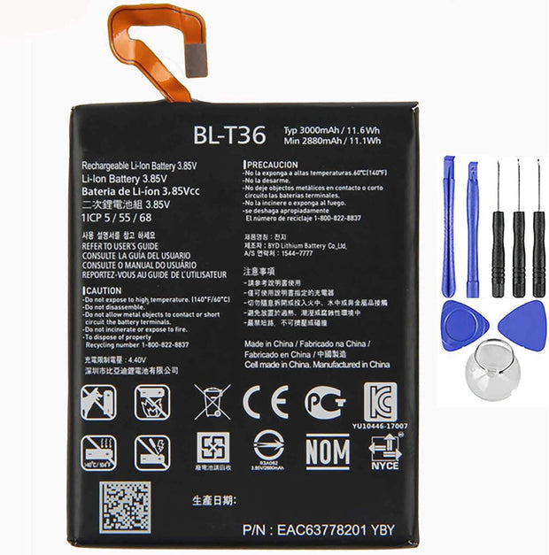 Batteria per LG BL-T36 | K10 | K11 2018 | K30 da 3000MAH con KIT CACCIAVITI