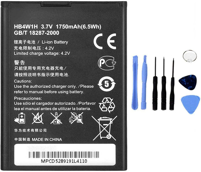 Batteria per Huawei ASCEND G510 | G520 | G525 | Y530 HB4W1H 1750MAH con KIT CACCIAVITI
