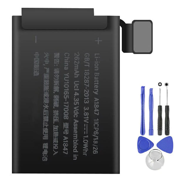 Batteria per Apple iWatch 3 Generazione 38mm (GPS, NO LTE) A1847 da 262mAh con KIT CACCIAVITI