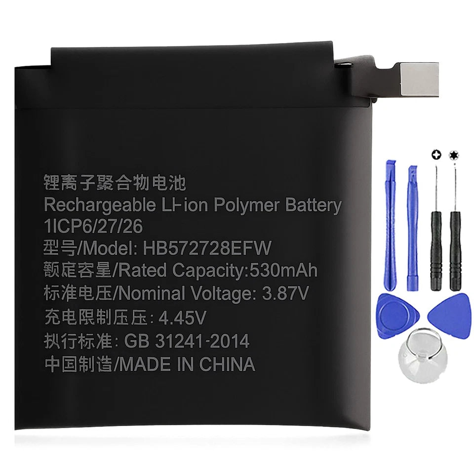 Batteria per Huawei GT4 42mm | GT3 PRO 46mm | HB572728EFW con KIT CACCIAVITI